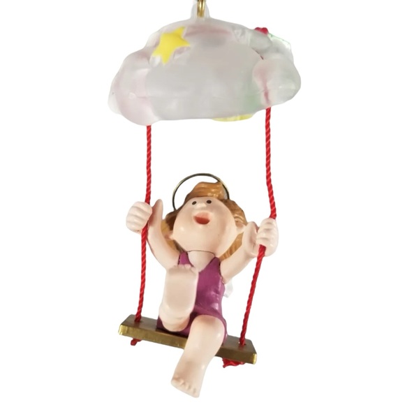 HALLMARK 1989 Artists’ Favorite Ornament  “Playful Angel” Sculpted By Donna Lee - Picture 5 of 8